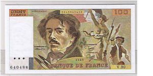 FRANCE $100 FRANCS Banknote