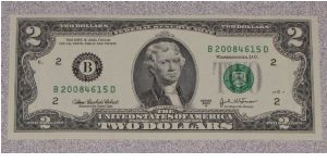 B20084615D 2003A Limited release 2008 serial number New York Note From the collection of Rick Bradley. Banknote
