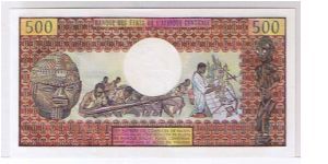 Banknote from Central African Republic