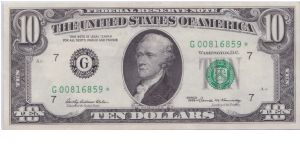 1969 $10 CHICAGO FRN

**STAR NOTE** Banknote