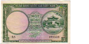 *VIETNAM-SOUTH*__

1 Dong__

pk# 1 a Banknote