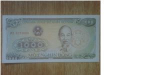 Viet Nam 1000 Dong Banknote