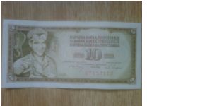 Yugoslavia 10 Dinara Banknote