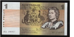 P-42d Australia 1 dollar, 1983 UNC.
Signatures, Johnson and Stone.
pv 5

I used to get 20 cents for lunch at school. That would get me a pastie and sauce, cordial drink, and a fruit chewy bar. To think that one of these could have once bought lunch for 5 people. Banknote