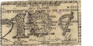 SMR-422 Guiuan 10 centavos note. Banknote