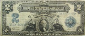 2 U.S. Dollars
Silver Certificate
Speelman/White Banknote