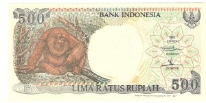 500 rupiah; 1997 Banknote