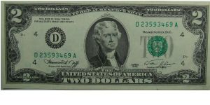 1976 United States Federal Reserve Note
Neff/Simon Banknote