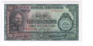 GUINE 50 ESCUDOS Banknote