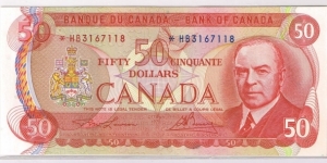 Canada** star note $50 Banknote