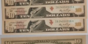 10 Dollars. Banknote