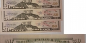 50 Dollars. Banknote