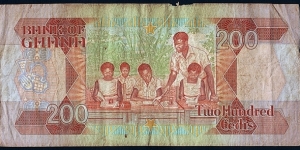 Banknote from Ghana