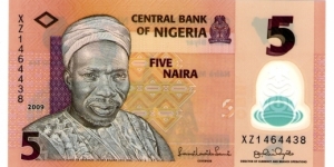 5 Naira Polymer issued Banknote