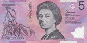 Australia P57b (5 dollars 2005) Polymer Banknote