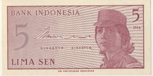 5 Sen Banknote