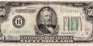 50 Dollars, Banknote