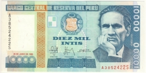 10.000 Intis Banknote