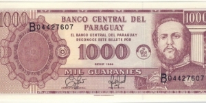 1000 Guaranies Banknote