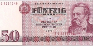 50 Mark , East Germany (German Democratic Republic) Banknote