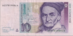 10 Mark - Pre-euro  Banknote