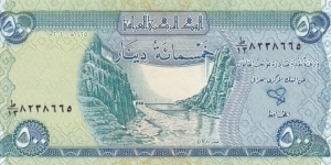 Iraq P92 (500 dinars 2004) Banknote