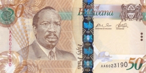 Botswana P32 (50 pula 2009) Banknote