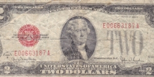 Two Dollars G Banknote