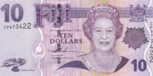 Fiji P111a (10 dollars 2007) Banknote
