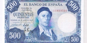 500PESETAS Banknote