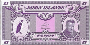 Jason Islands 1979 1 Pound. Banknote