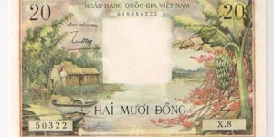 SOUTH VIETNAM-20 DONGS Banknote