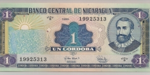 Nicaragua 1 Cordoba 1995 P179. Banknote