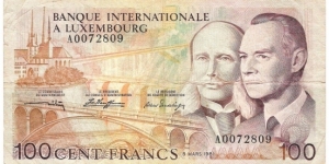 100 Francs(1981) Banknote