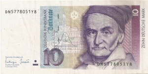 10 Deutsche Mark Banknote