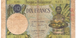 10 Francs(1937) Banknote