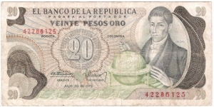 20 Pesos(1975) Banknote