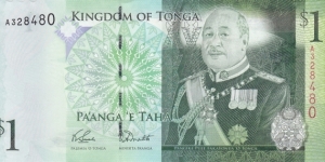 Tonga P37 (1 pa'anga ND 2008) Banknote