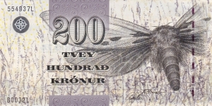 Faeroe Islands P26 (200 kronur 2003) Banknote