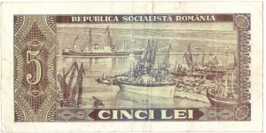 5 Lei(Socialist Republic of Romania) Banknote