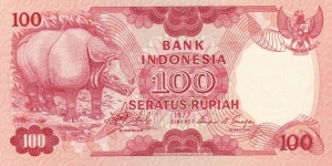 Indonesia P116 (100 rupiah 1977) Banknote