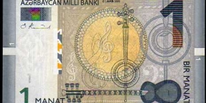 1 Manat__pk# 24 Banknote