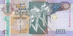 Seychelles PNew (50 rupees 2011) Banknote