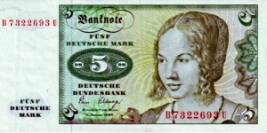 5 FRG Mark Banknote