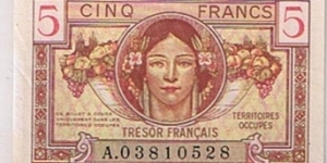 5 FR Banknote