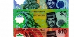 BRUNEI $1.00/$5/$10 UNC SKRILL/western Union/Cash in Registered mail. Postage $7.00 with tracking numbers Banknote