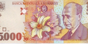  5000 Lei Banknote