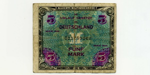 Alliierte Militärbehörde 001259062 
american print  Banknote