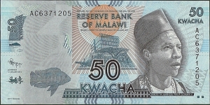 Malawi 2012 50 Kwacha. Banknote