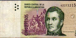 5 Pesos__
pk# 353 (2) Banknote